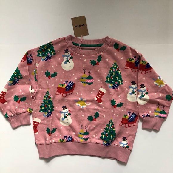 NWT Mini Boden Relaxed Printed Sweatshirt - Picture 4 of 6